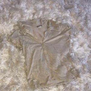 sparkle gold shirt